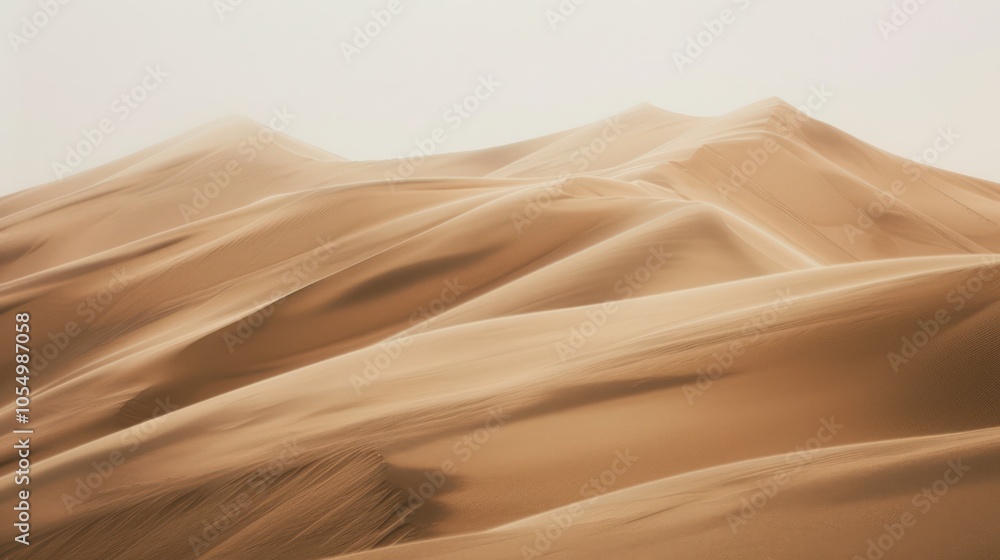 Desert Dunes Under a Clear Sky Desert Dunes Under a Clear Sky