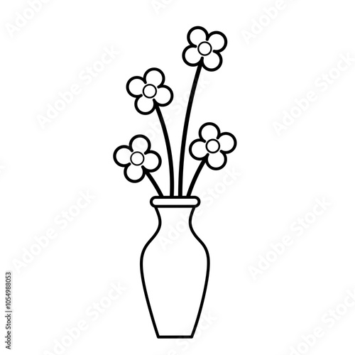 vase with flowers
