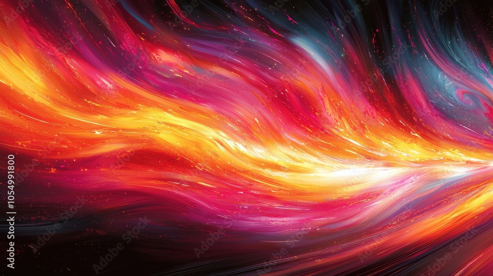Colorful abstract swirl representing cosmic energy and motion in a vibrant and dynamic space Colorful abstract swirl representing cosmic energy and motion in a vibrant and dynamic space