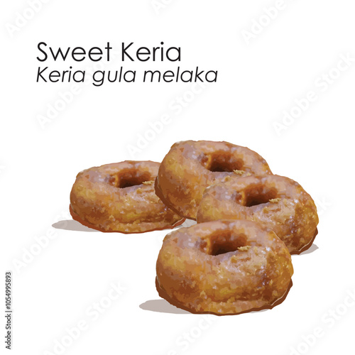 Tradisional Malay Food Kuih Keria