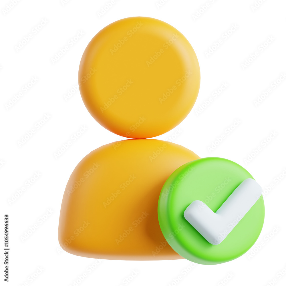 Student Profile with Verification Icon Student Profile with Verification Icon