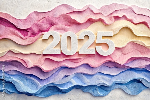 Colorful Paper Cut Bas Relief Art for 2025