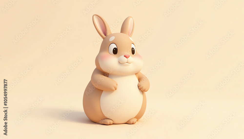 Bunny Illustration Adorable Mood Woodland Character Bunny Illustration Adorable Mood Woodland Character