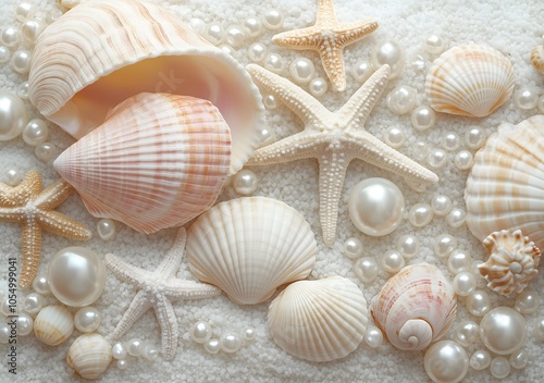 shells on the beach