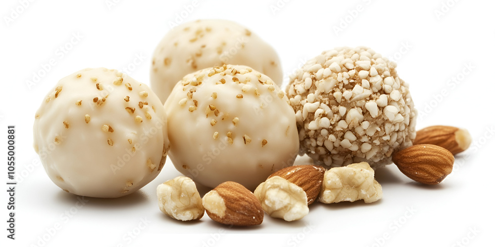 Gourmet Chocolate Truffles with Pecan Pieces Gourmet Chocolate Truffles with Pecan Pieces