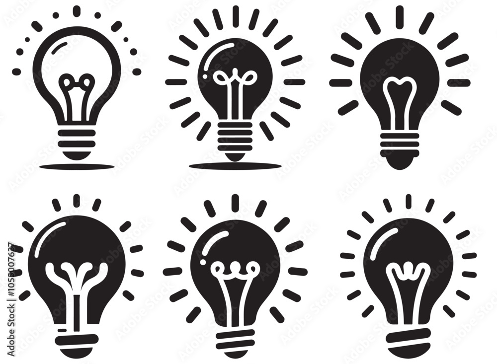Light Bulb Silhouette Light Bulb Silhouette