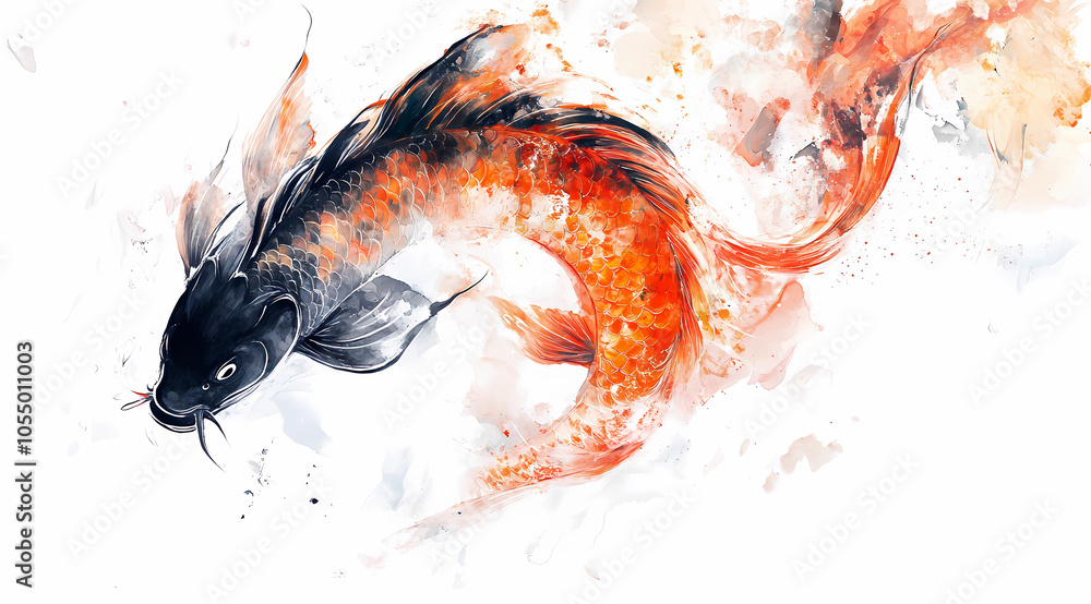 Koi Fish Evolving into a Dragon: A Symbolic Representation of Growth and Transformation Koi Fish Evolving into a Dragon: A Symbolic Representation of Growth and Transformation