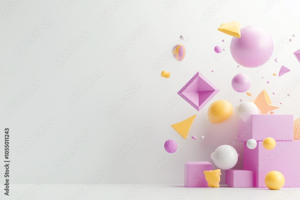 Abstract 3D Geometric Shapes Abstract 3D Geometric Shapes