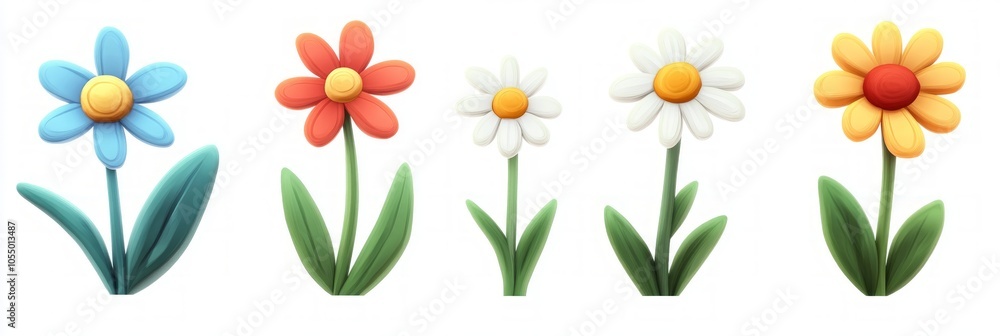 Vibrant Floral Illustrations Vibrant Floral Illustrations