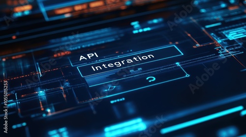 Closeup of API Integration on a Tablet Showcasing Connectivity and Technology Features