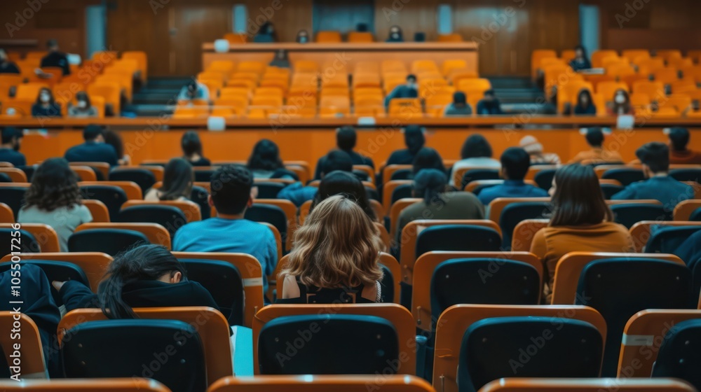 Fototapeta premium Students in a lecture hall