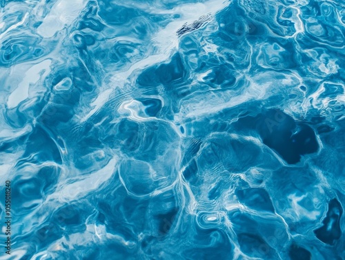 Abstract Blue Water Patterns