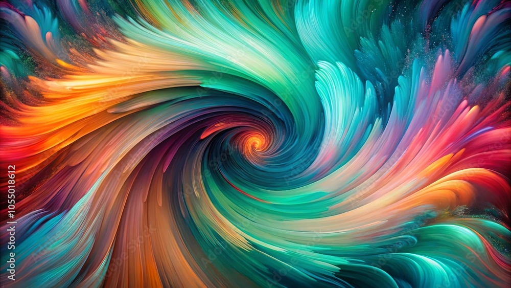 Abstract Whirlwind of Vibrant Hues, Capturing the Dynamic Essence of Color and Form Abstract Whirlwind of Vibrant Hues, Capturing the Dynamic Essence of Color and Form