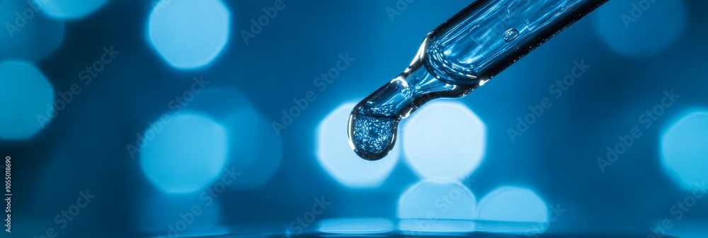 Beautiful Liquid Droplet and Pipette Beautiful Liquid Droplet and Pipette