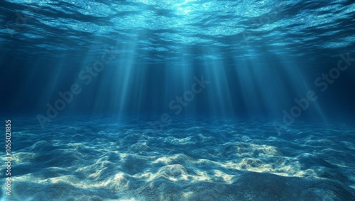 Wallpaper Mural Submerged Ocean Floor Sunlight Torontodigital.ca