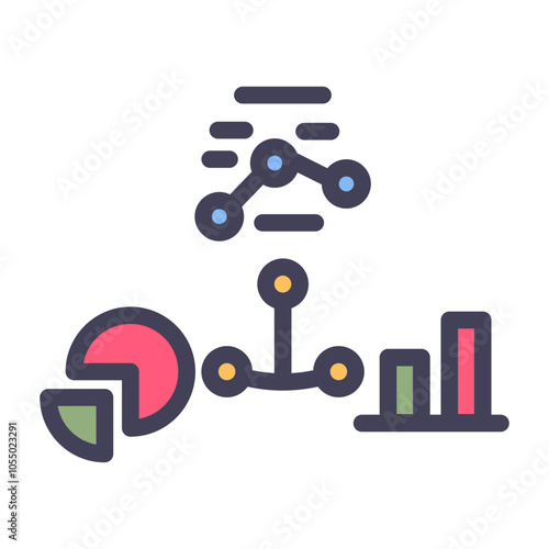 tree graph structure filled style