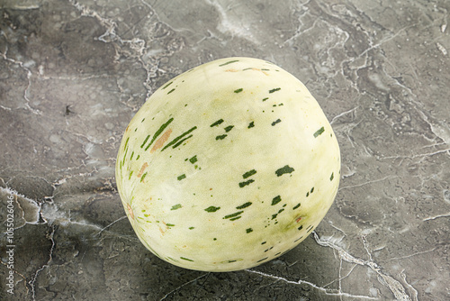 Ripe sweet juicy Dalmatin melon