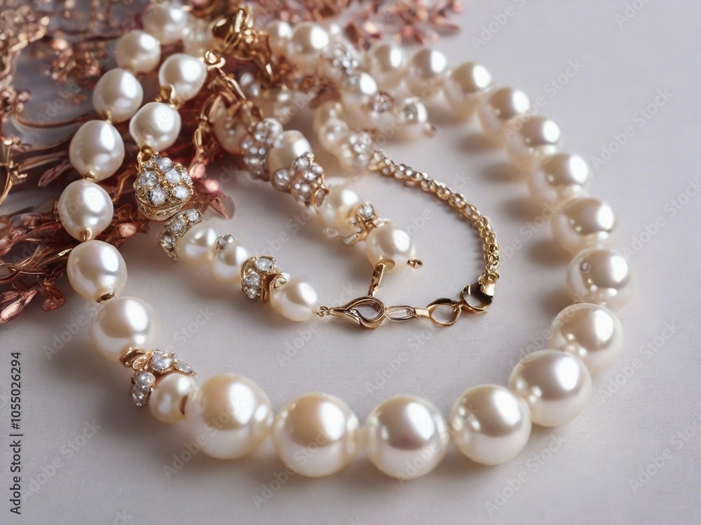 Gorgeous Shiny Pearl Necklace – A Touch of Luxury Gorgeous Shiny Pearl Necklace – A Touch of Luxury