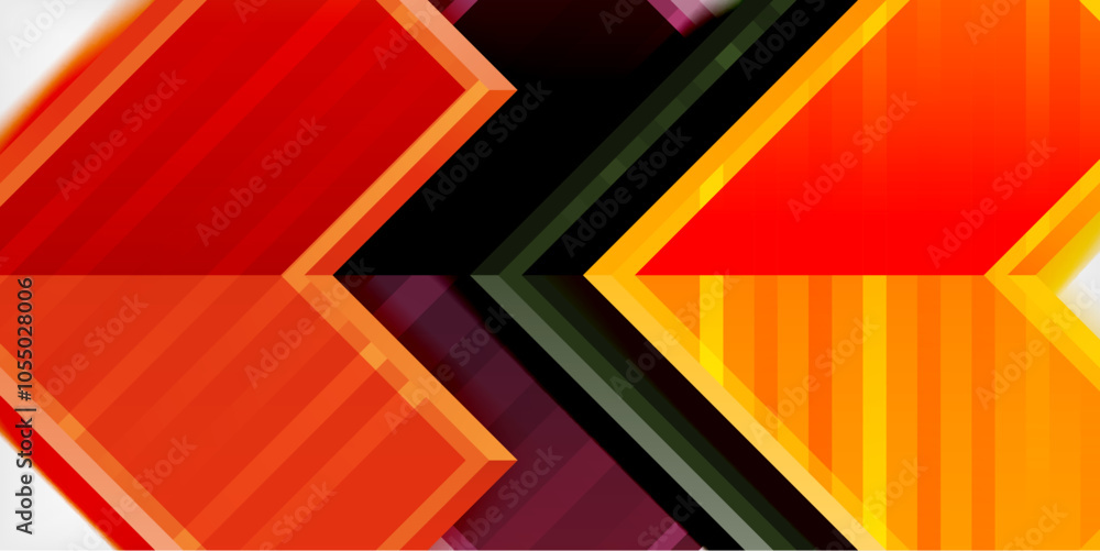 Arrow symbols created with 3d effects and line texture geometric abstract background Arrow symbols created with 3d effects and line texture geometric abstract background