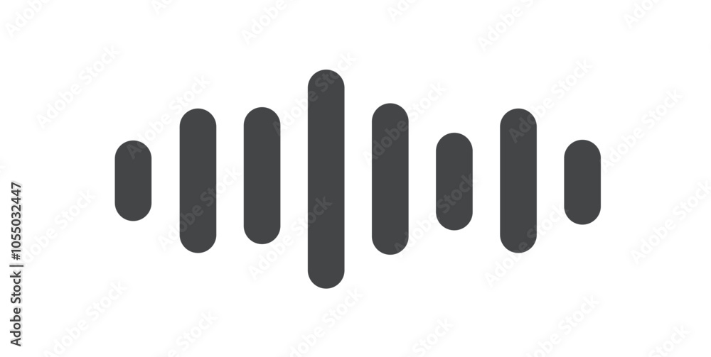 Soundwave voice icon simple line stroke vector, sound wave rhythm sign graphic illustration, audio vibration rhythm symbol pictogram, radio pitch signal, radiowave herts noise beat logo image clip art Soundwave voice icon simple line stroke vector, sound wave rhythm sign graphic illustration, audio vibration rhythm symbol pictogram, radio pitch signal, radiowave herts noise beat logo image clip art