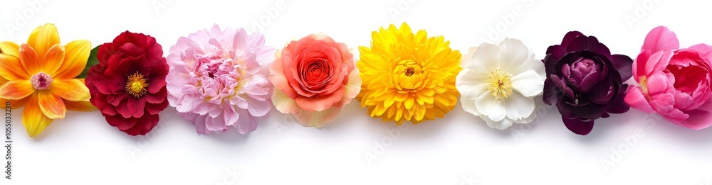 Fototapeta premium A Colorful Bouquet of Flowers