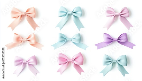 Pastel Gift Bows for Celebrations