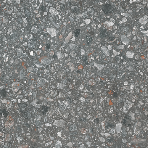 Natural Grey Terrazo Marble Stone