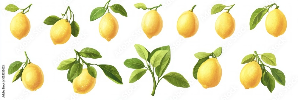 Vibrant Lemon Pattern Vibrant Lemon Pattern
