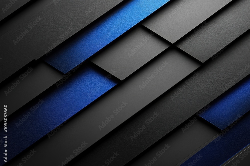 Abstract geometric pattern with diagonal gray and blue rectangles. Abstract geometric pattern with diagonal gray and blue rectangles.