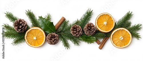 Rustic Christmas Garland: Natural Elements