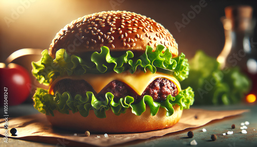 burger in the dark