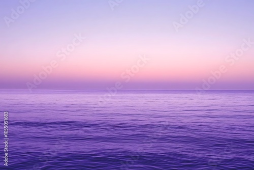 Purple Sunset Over a Calm Ocean, Sea Water Ripples, Soft Colors, Tranquil Scenery, Peaceful Seascape, Nature's Beauty, Ocean Waves, Peaceful Atmosphere, Purple Hues, Sunset Photography