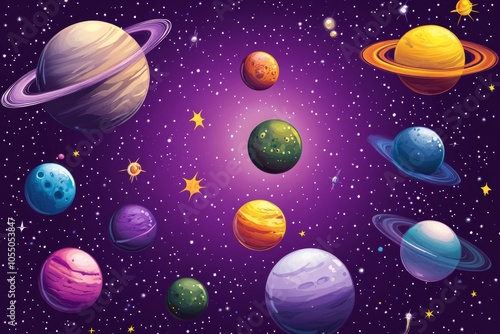 Colorful Planets in the Galaxy