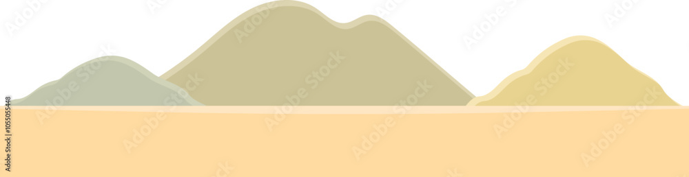 Fototapeta premium mountains and land