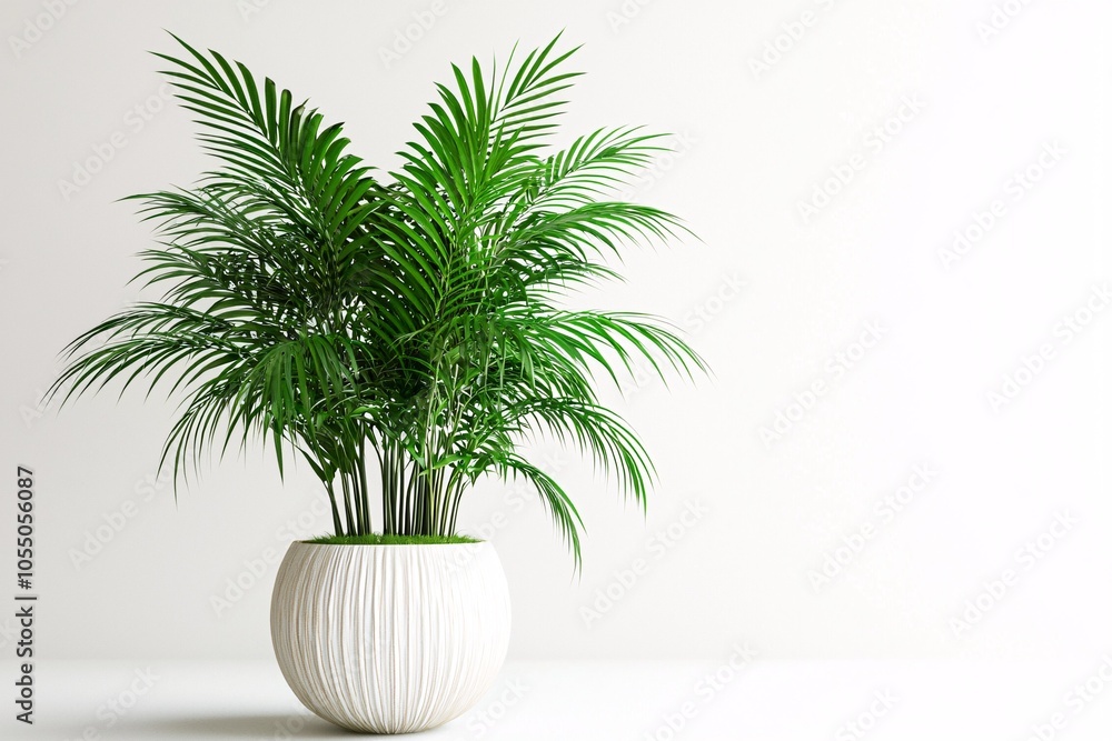 A vibrant indoor plant display highlights the essence of nature and freshness against a bright backdrop. A vibrant indoor plant display highlights the essence of nature and freshness against a bright backdrop.