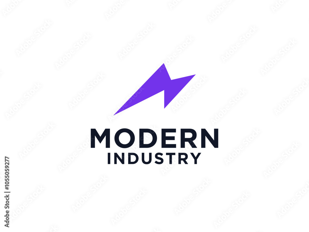 Simple Flat Line Letter M Logo Concept Design Simple Flat Line Letter M Logo Concept Design