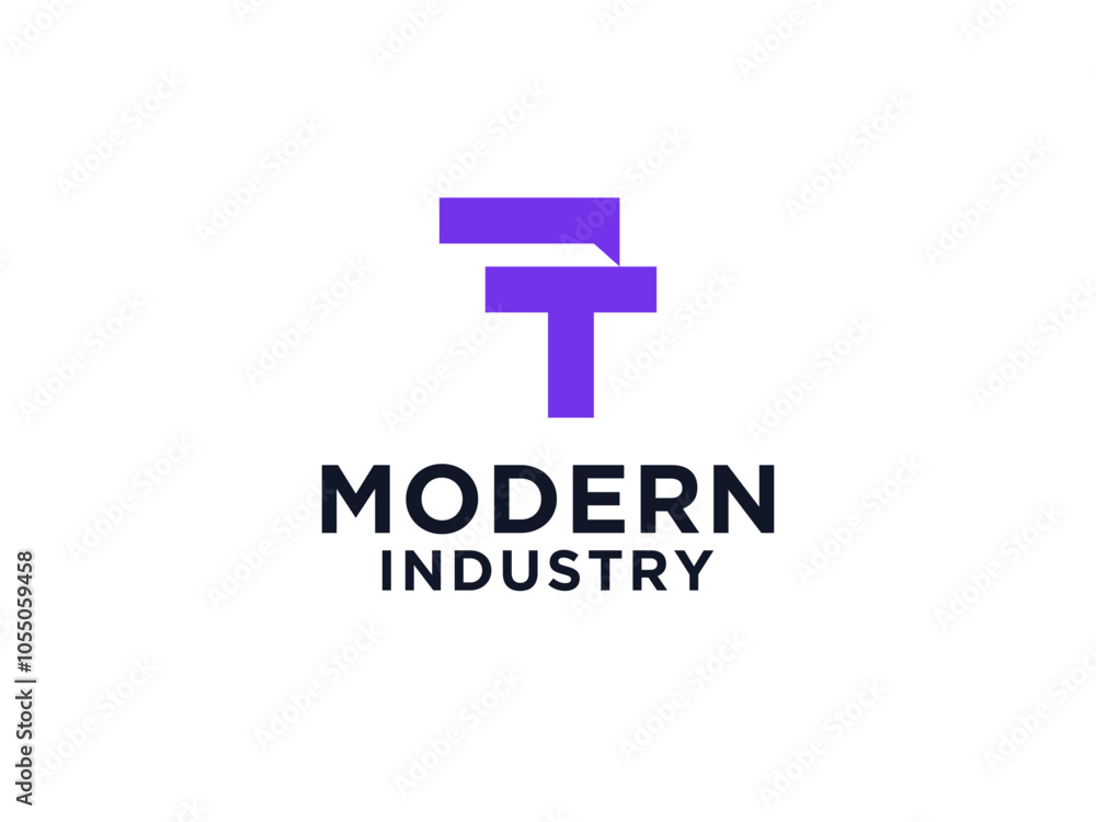 Blue Geometric Shape Initial Letter T Symbol isolated on White Background. Usable for Business and Technology Logos. Blue Geometric Shape Initial Letter T Symbol isolated on White Background. Usable for Business and Technology Logos.