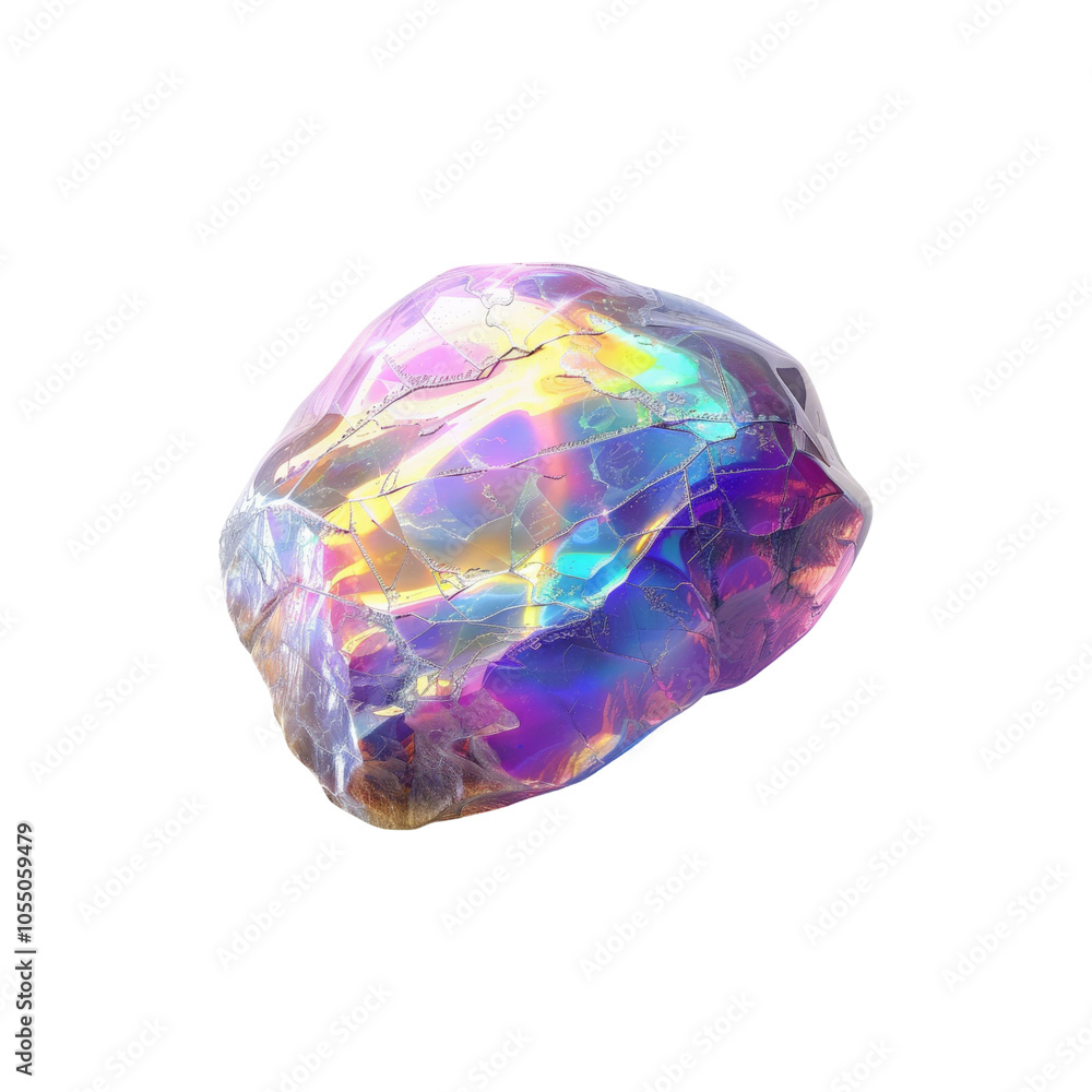 Abstract iridescent gem Abstract iridescent gem