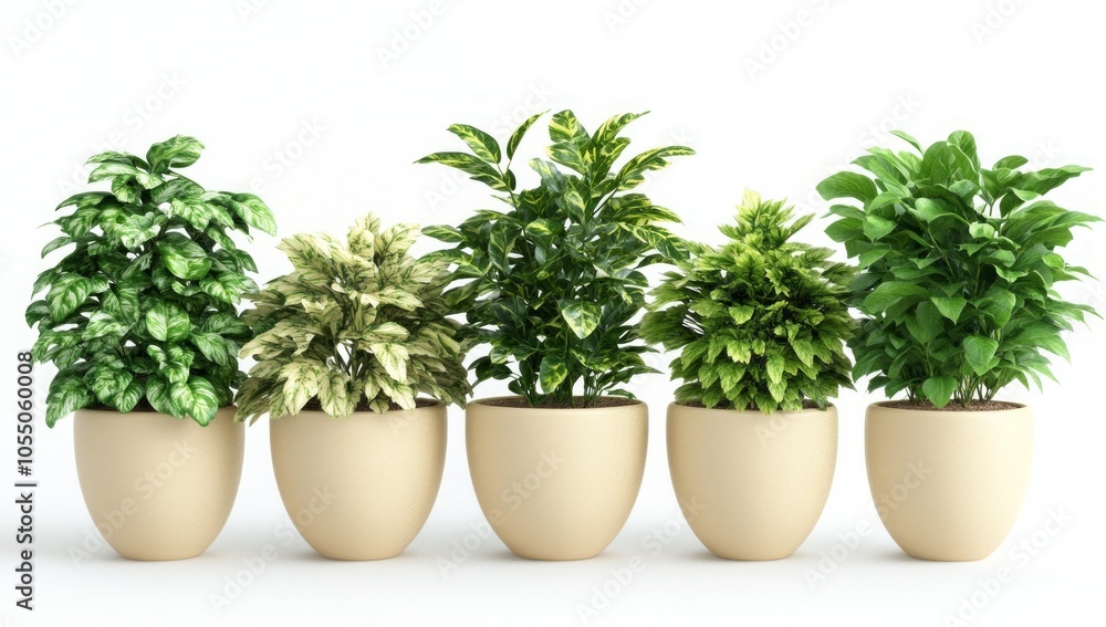 Elegant Indoor Plants in Pots Elegant Indoor Plants in Pots