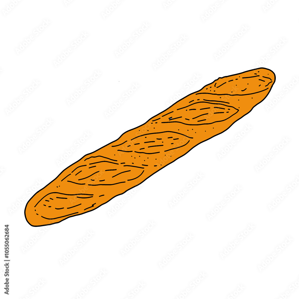 Baguette Illustration