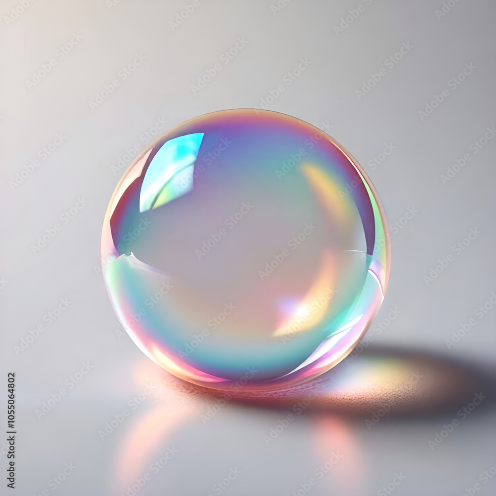 3D rendering of a spherical object likely a glass or plastic orb 3D rendering of a spherical object likely a glass or plastic orb