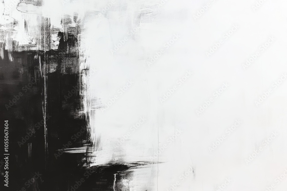 image with black and white brush strokes may used as background image with black and white brush strokes may used as background