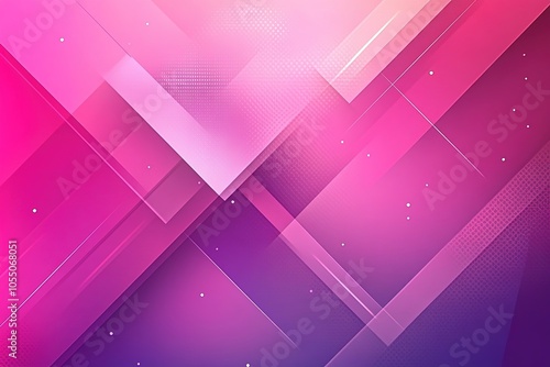 Abstract pink and purple geometric background with overlapping shapes and gradient.