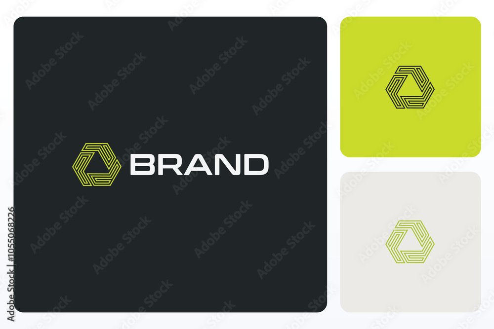 Abstract Minimalist Digital Multimedia Logo Design Abstract Minimalist Digital Multimedia Logo Design