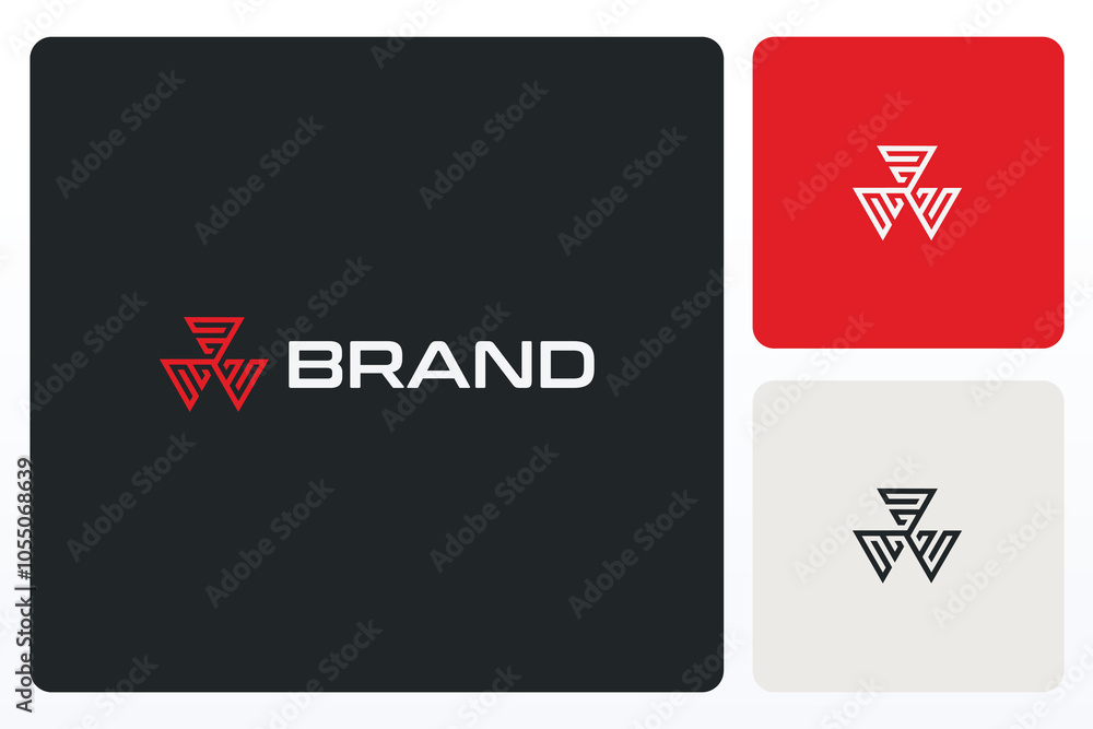 Abstract Minimalist Digital Multimedia Logo Design Abstract Minimalist Digital Multimedia Logo Design