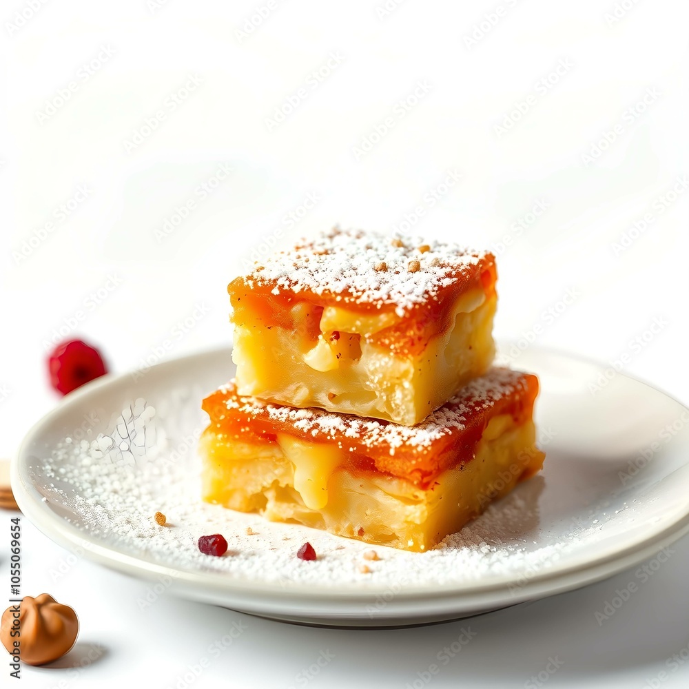 Barfi indian sweet dessert food isolated on white background Barfi indian sweet dessert food isolated on white background
