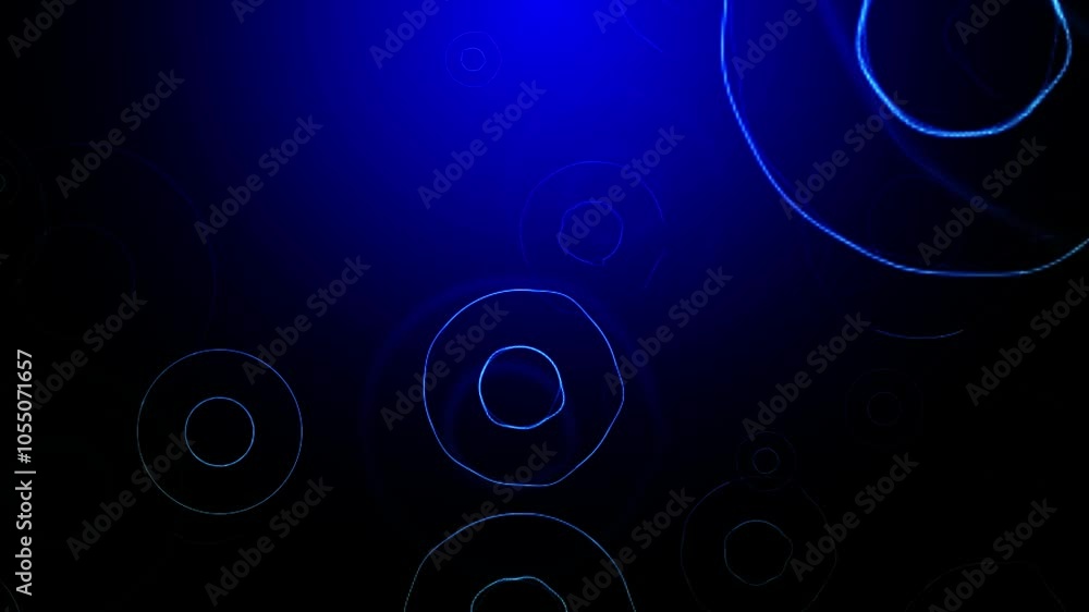 Blue Digital Technology Background Loop Blue Digital Technology Background Loop