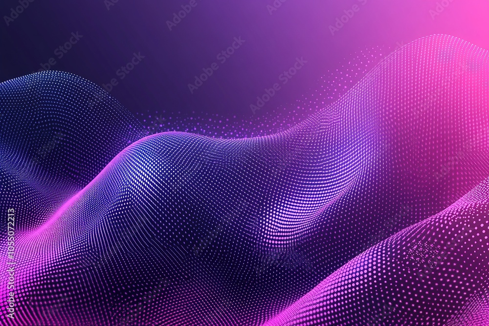Abstract purple and pink digital wave pattern. Abstract purple and pink digital wave pattern.