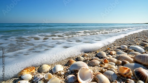 Seashells on a Sunny Beach