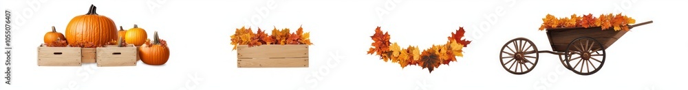 Fototapeta premium Autumn Harvest Display